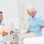 physician with patient